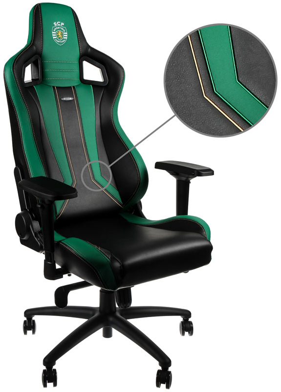 ** B Grade ** Cadeira noblechairs EPIC PU Leather Sporting Clube Portugal