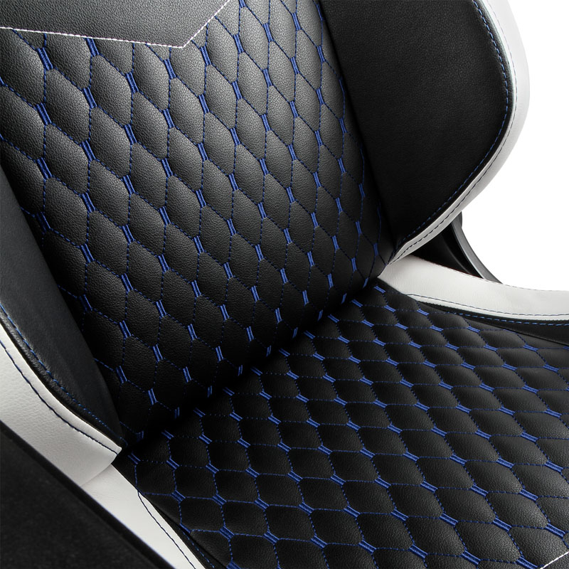 noblechairs - ** B Grade ** Cadeira noblechairs EPIC PU Leather SK Gaming Edition Preto / Branco / Azul