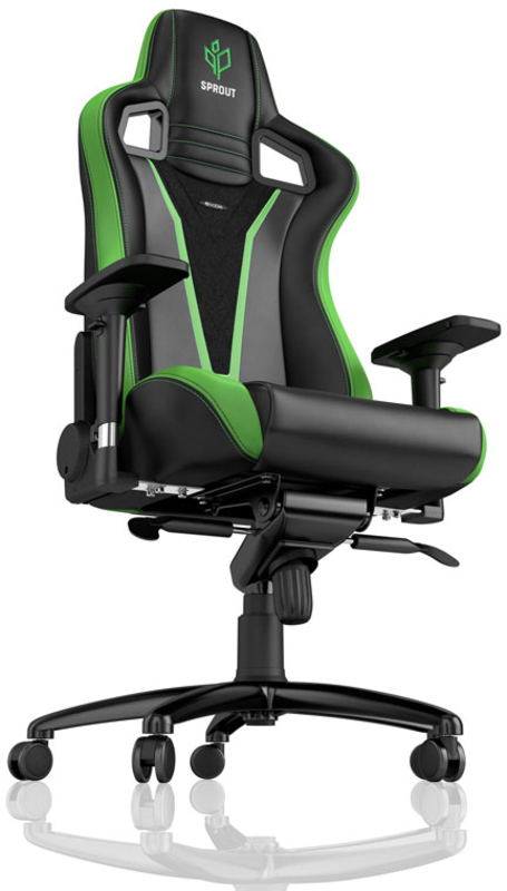 noblechairs - Cadeira noblechairs EPIC PU Leather Sprout Edition Preto
