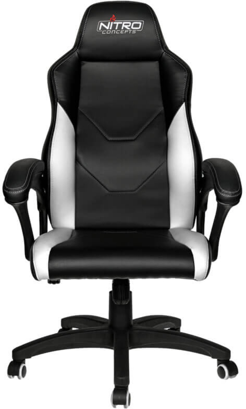 ** B Grade ** Cadeira Nitro Concepts C100 Gaming Preto / Branco