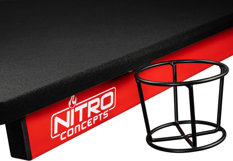 Nitro Concepts - Secretária / Mesa Gaming Nitro Concepts Preta / Vermelha