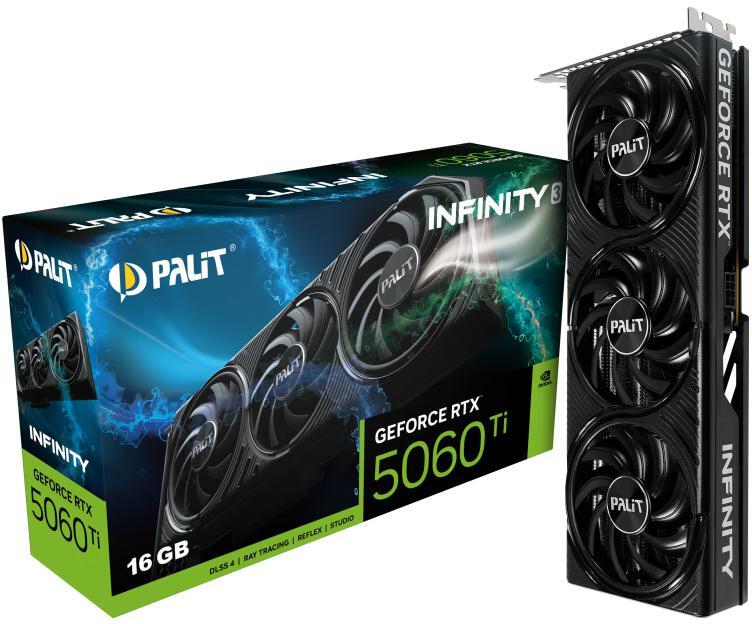  - Gráfica Palit GeForce® RTX 5060 Ti Infinity 3 8GB GDDR7 DLSS4