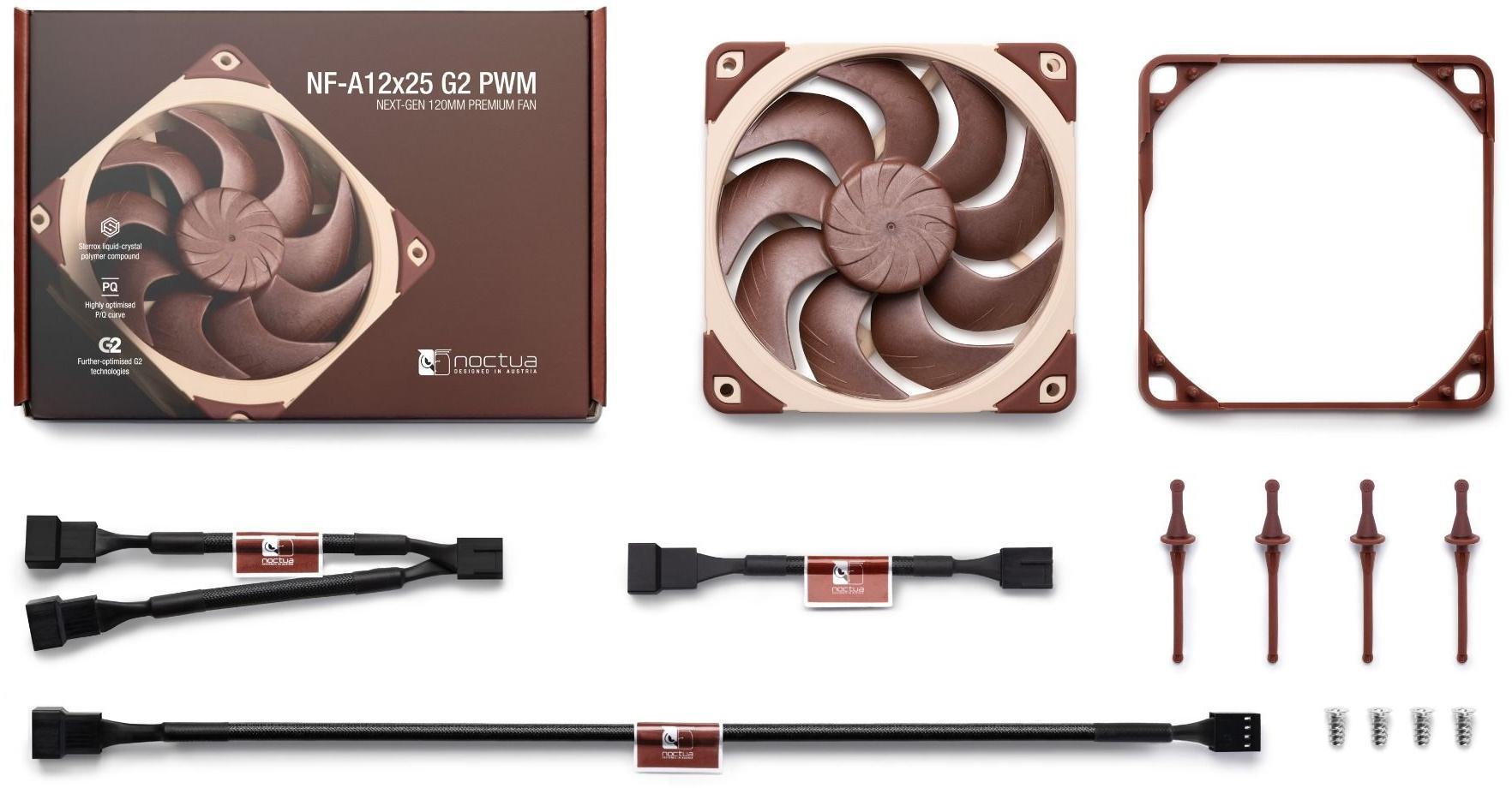 Noctua - Ventoinha Noctua NF-A12X25 G2 PWM 120mm
