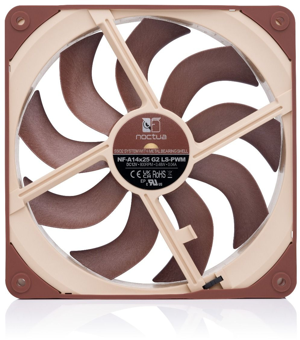 Noctua - Ventoinha Noctua NF-A14 G2 Low Speed PWM 140mm