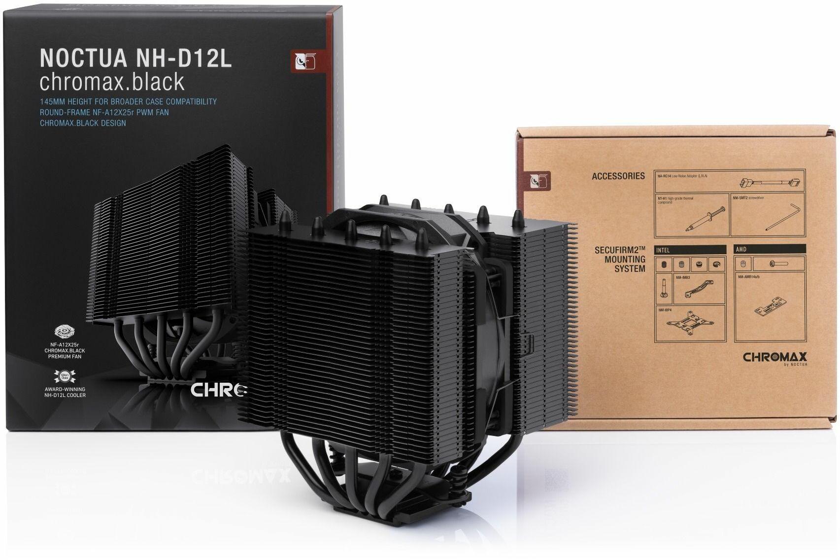 Noctua - Cooler CPU Noctua NH-D12L chromax.black
