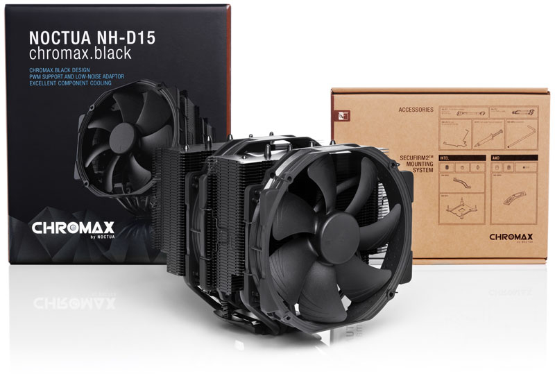 Noctua - ** B Grade ** Cooler CPU Noctua NH-D15 chromax.black