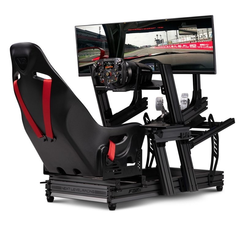 Next Level Racing - Suporte Monitor Next Level Racing F-GT ELITE Direct Mount Carbon Grey