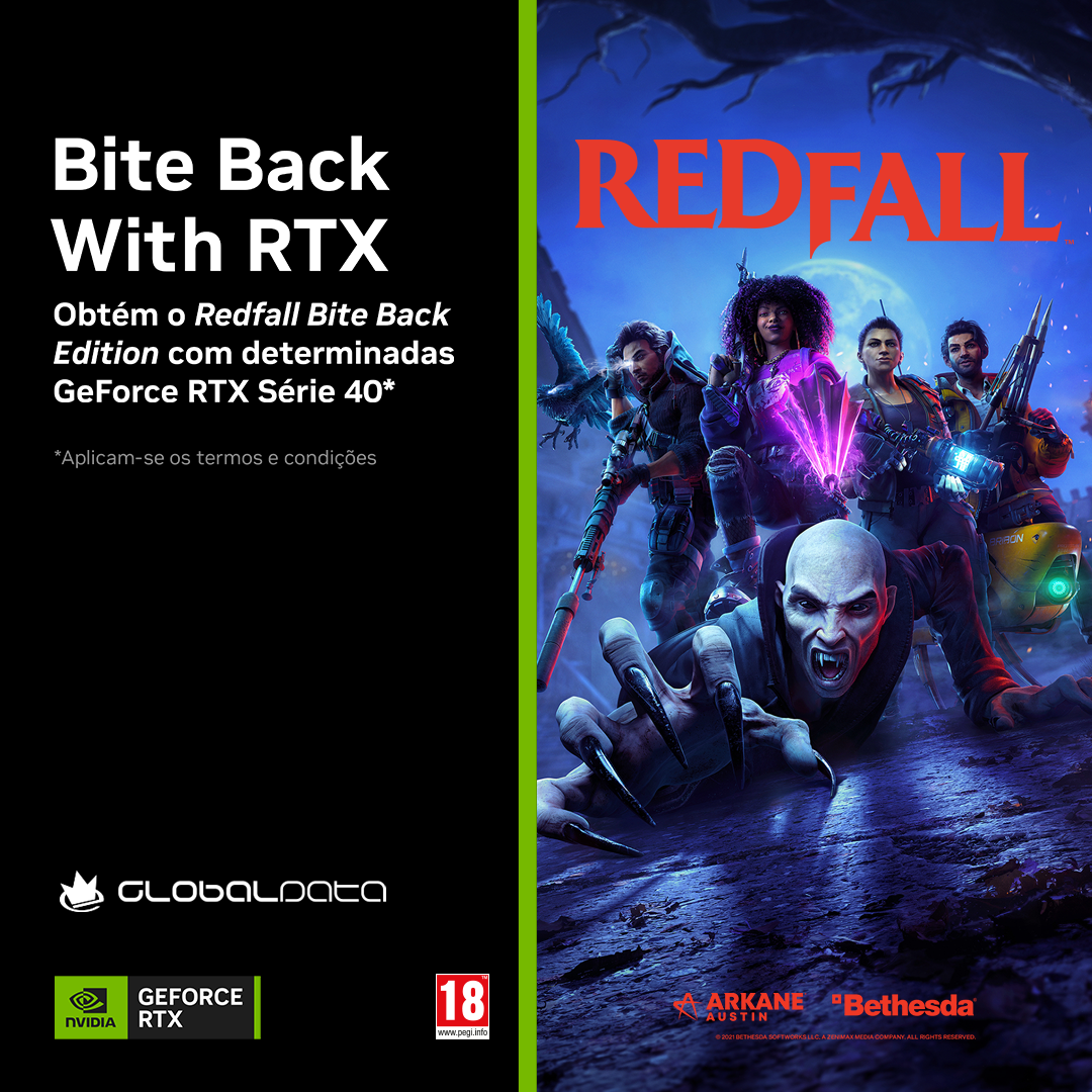 Cupão NVIDIA - RedFall Bite Back Edition Cupão NVIDIA - RedFall Bite Back Edition
