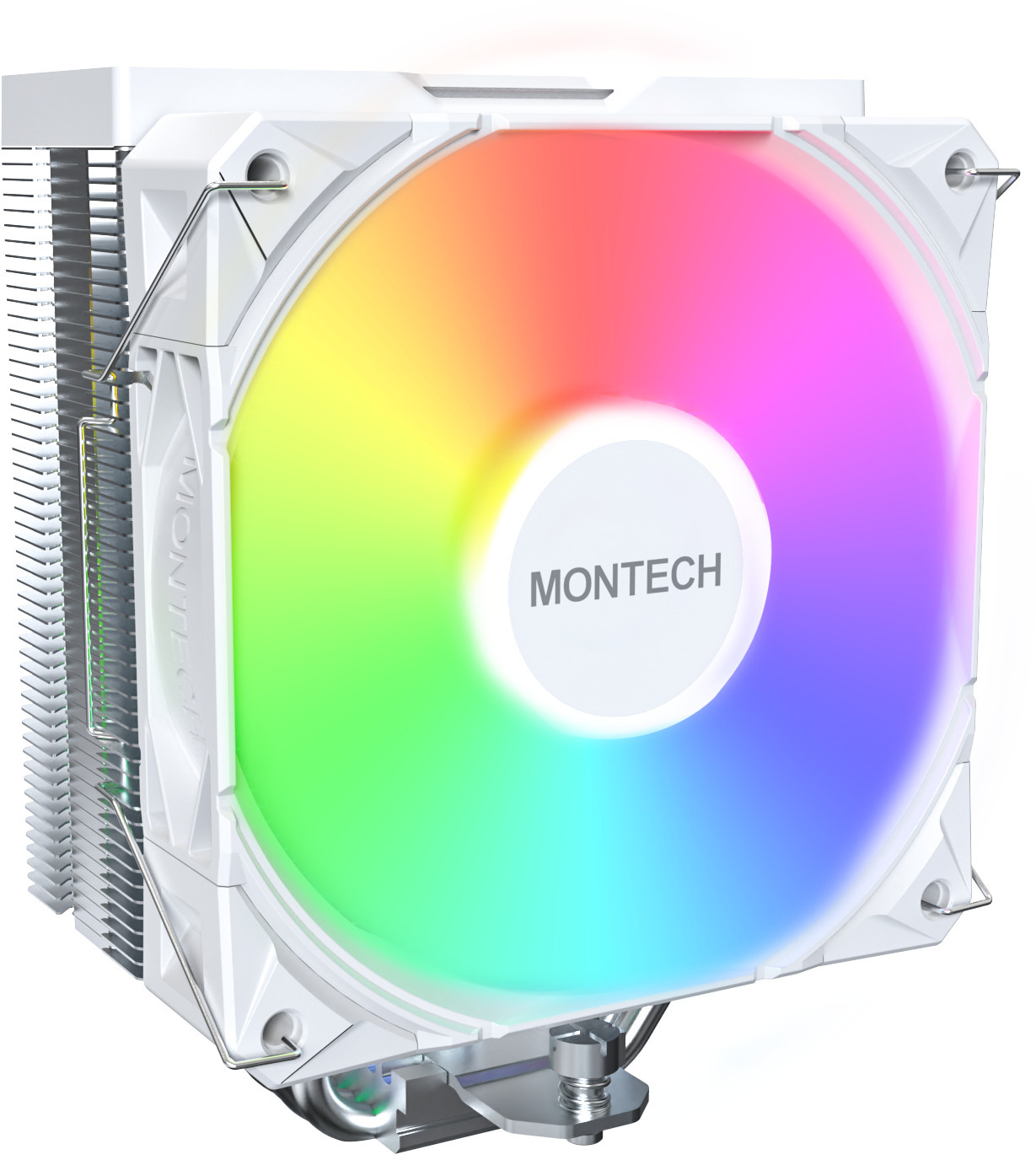 Montech - Cooler CPU Montech NX400 120mm Branco ARGB