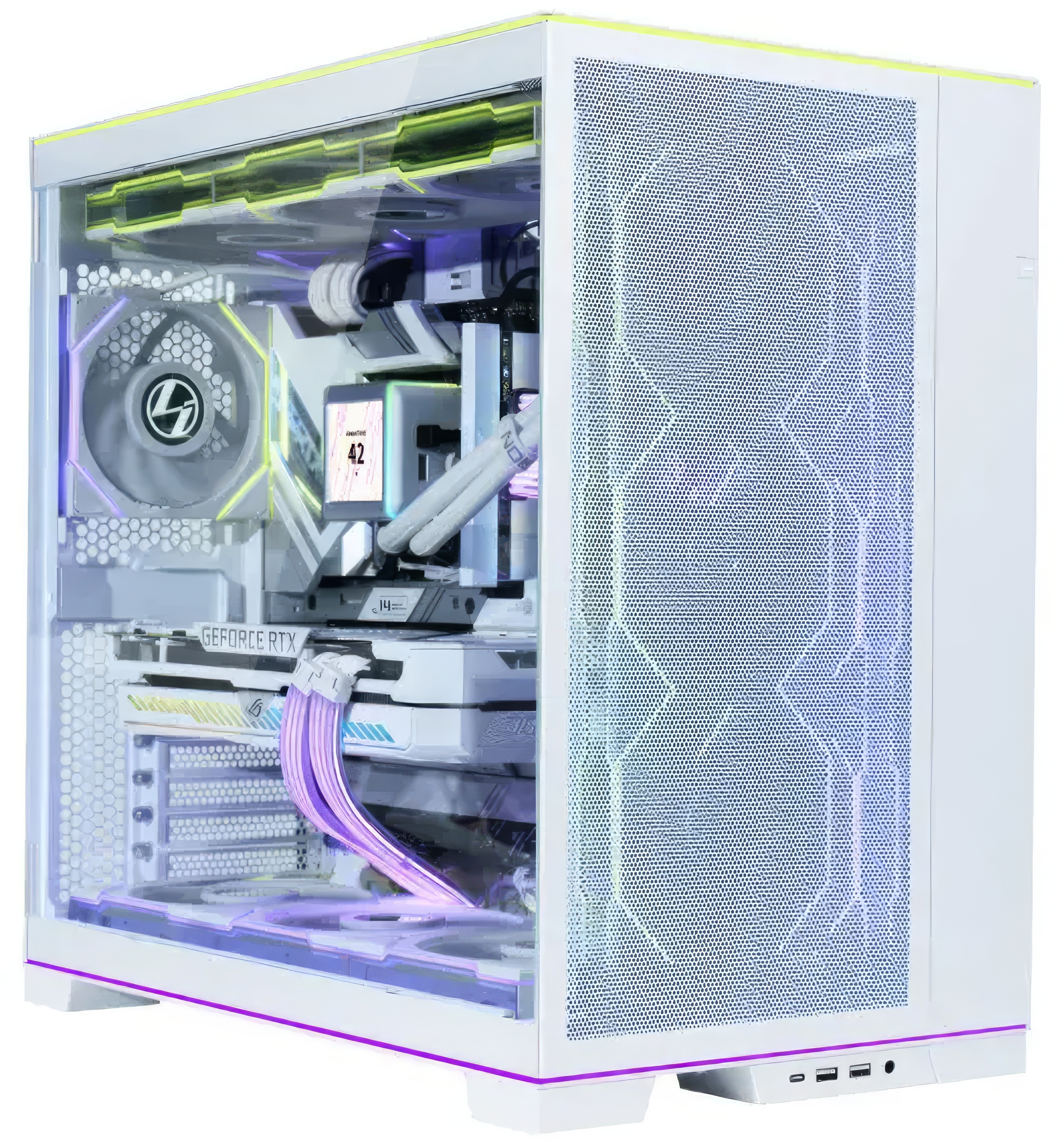 Lian Li - Painel Frontal em Mesh Opcional para Lian Li O11 Dynamic Evo RGB Branco