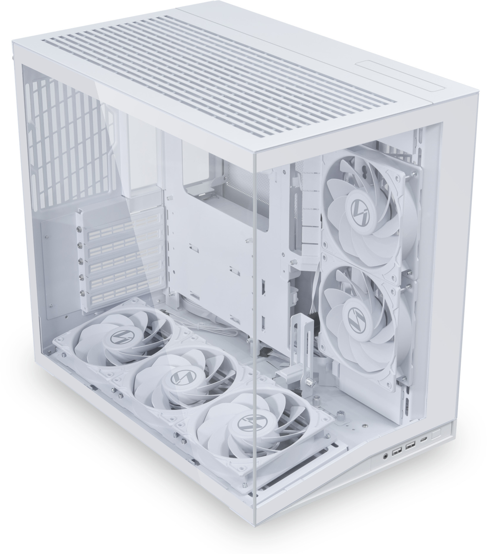 Lian Li - Caixa ATX Lian Li O11 Mini V2 Flow Branco