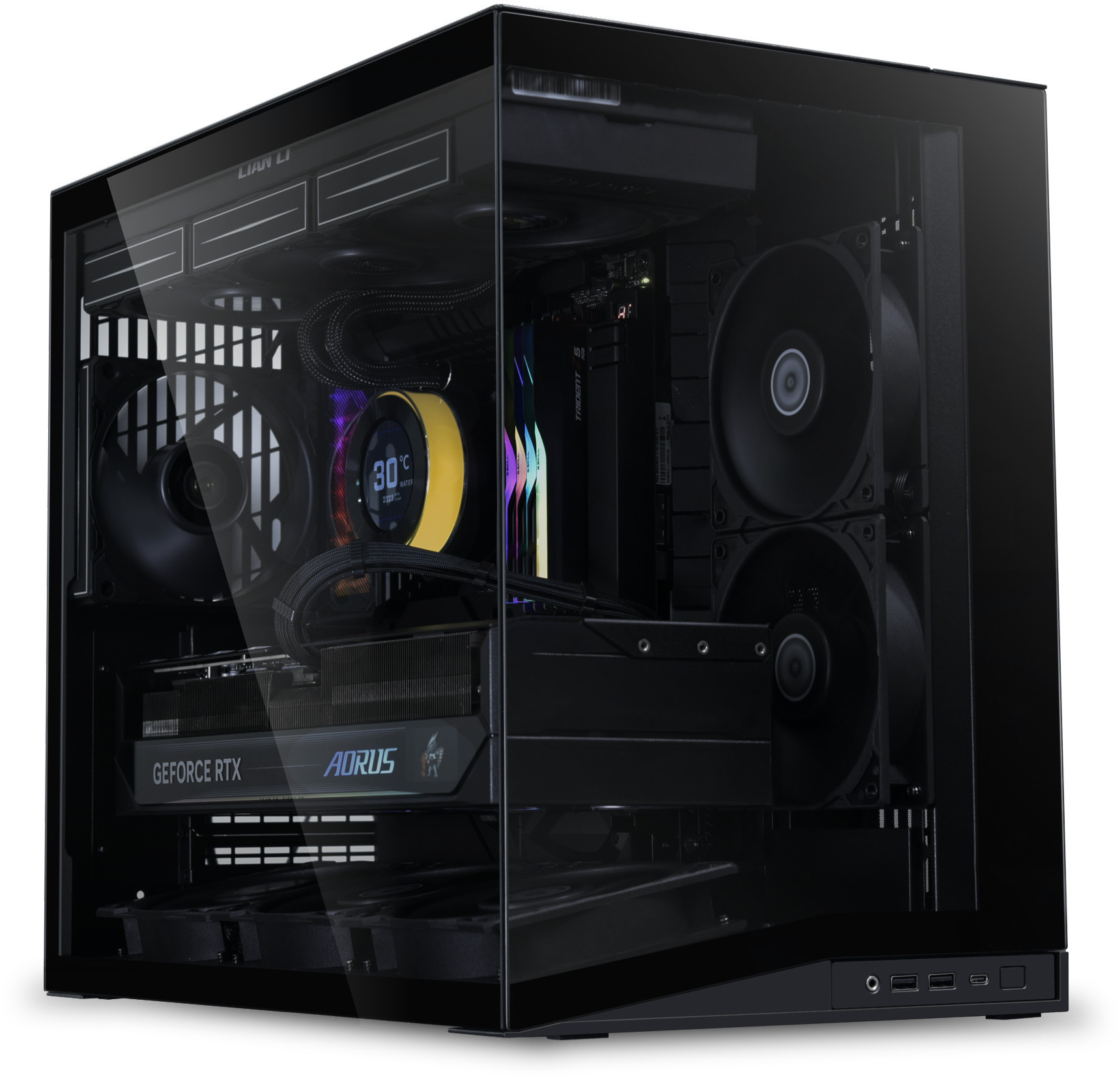 Lian Li - Caixa ATX Lian Li O11 Mini V2 Flow Preto