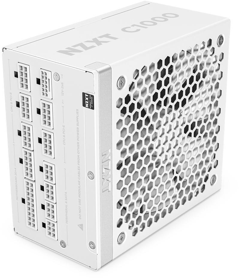 Fonte de Alimentação NZXT 1000W 80+ Gold ATX 3.1 PCIe 5.1 Branca