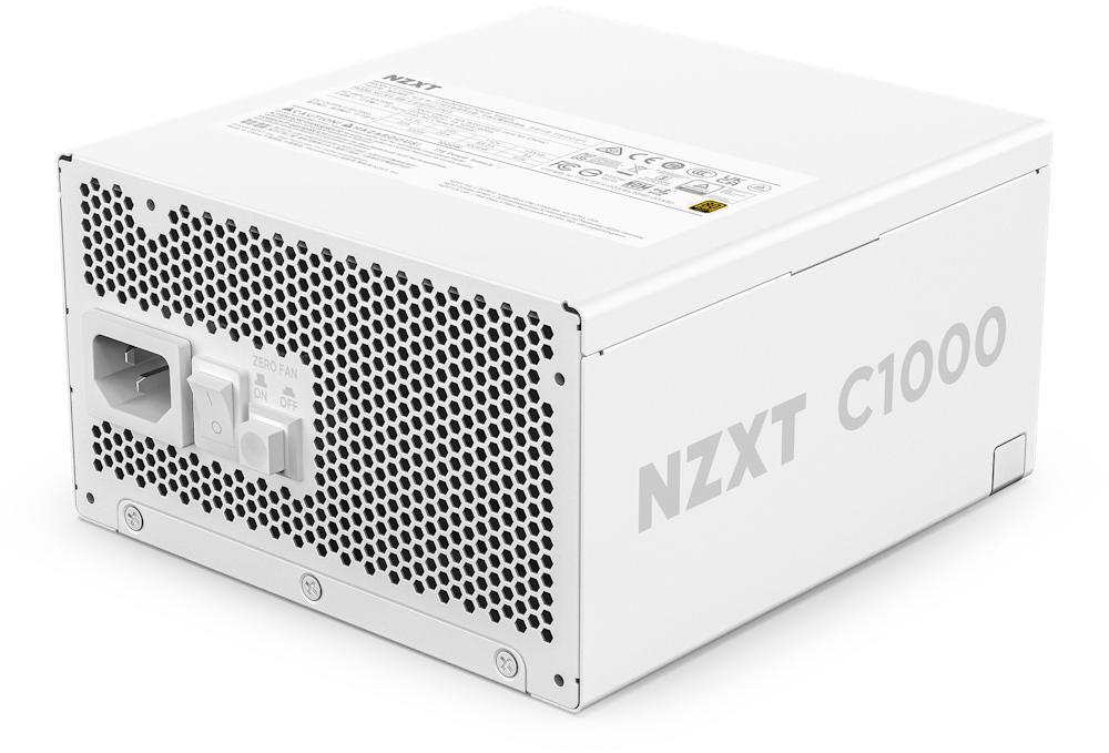 NZXT - Fonte de Alimentação NZXT 1000W 80+ Gold ATX 3.1 PCIe 5.1 Branca