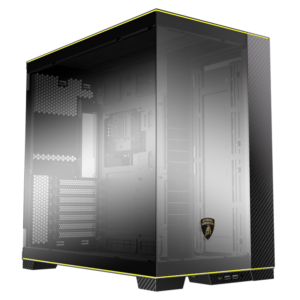 Lian Li - Caixa E-ATX Lian Li O11 Dynamic Evo RGB Preto x Lamborghini Vidro Temperado