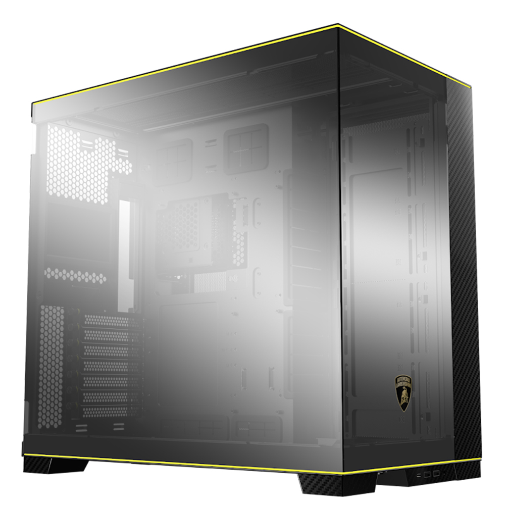 Lian Li - Caixa E-ATX Lian Li O11 Dynamic Evo RGB Preto x Lamborghini Vidro Temperado