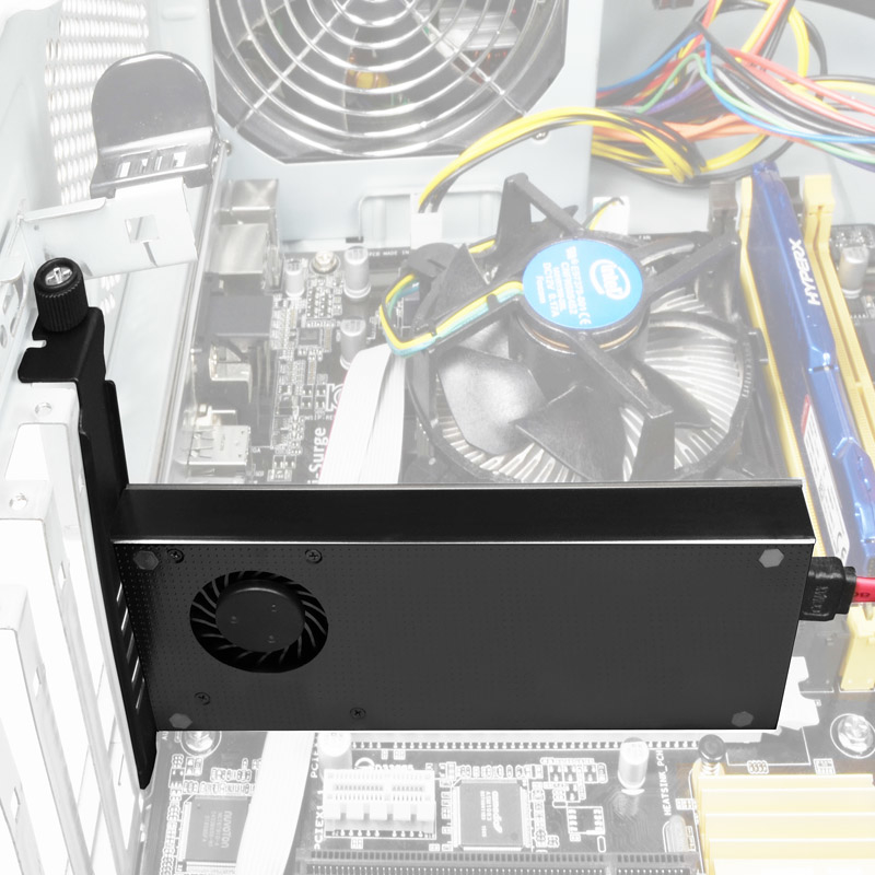 AXAGON - Adaptador PCIe 3.0 AXAGON PCEM2-DC  4x - DUAL M.2 SSD (NVMe + SATA), dual voltage