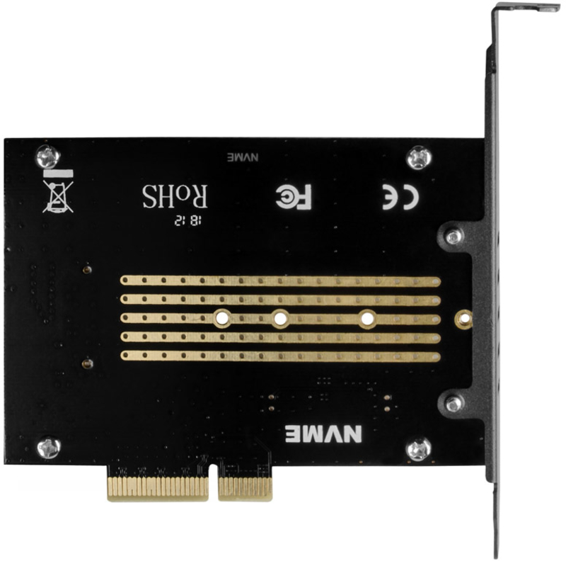 AXAGON - Adaptador PCIe 3.0 AXAGON PCEM2-NC para NVMe M.2 SSD com Dissipador Passivo