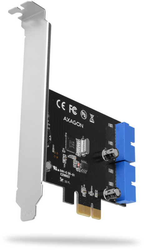 Adaptador PCIe AXAGON PCEA-PSN 4x interno USB-3.0 - VIA Labs VL805 Chipset