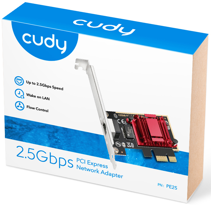Cudy - Placa de Rede Cudy PCI Express PE25 2.5Gbps