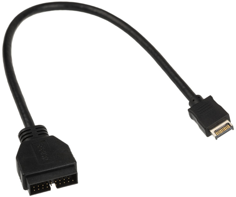 Kolink - Cabo Adaptador Kolink USB 3.1 Tipo C para USB 3.0 Interno - 25cm Preto