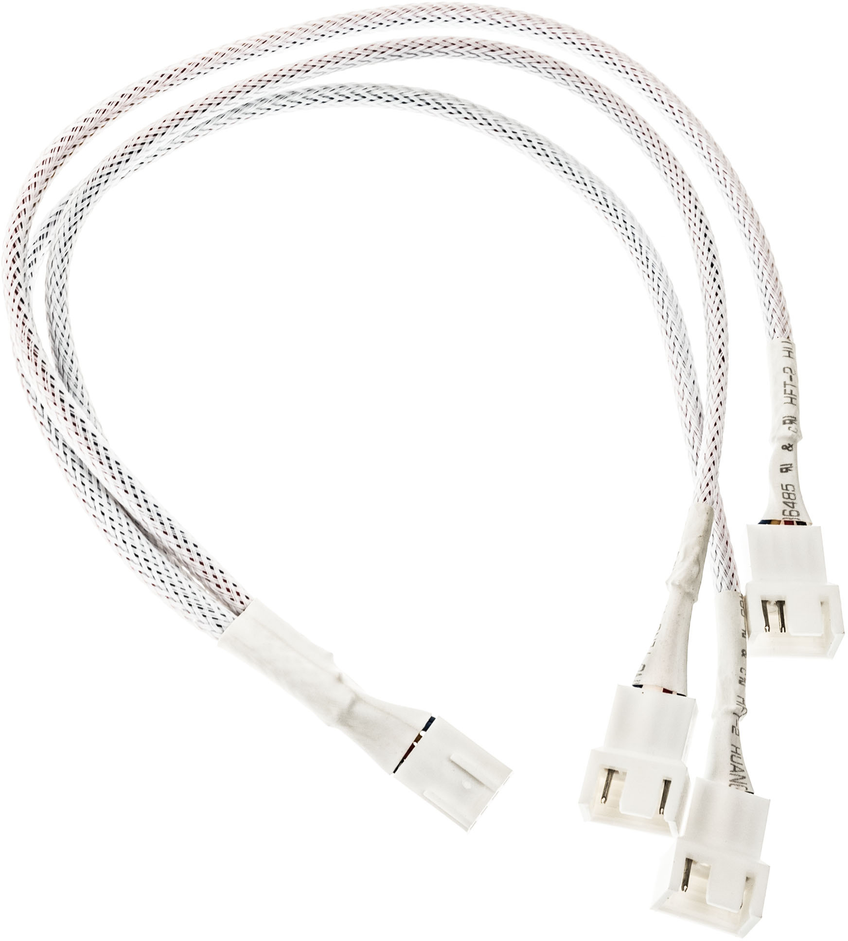 Kolink - Cabo Splitter Kolink 1-3 PWM Sleeved Branco