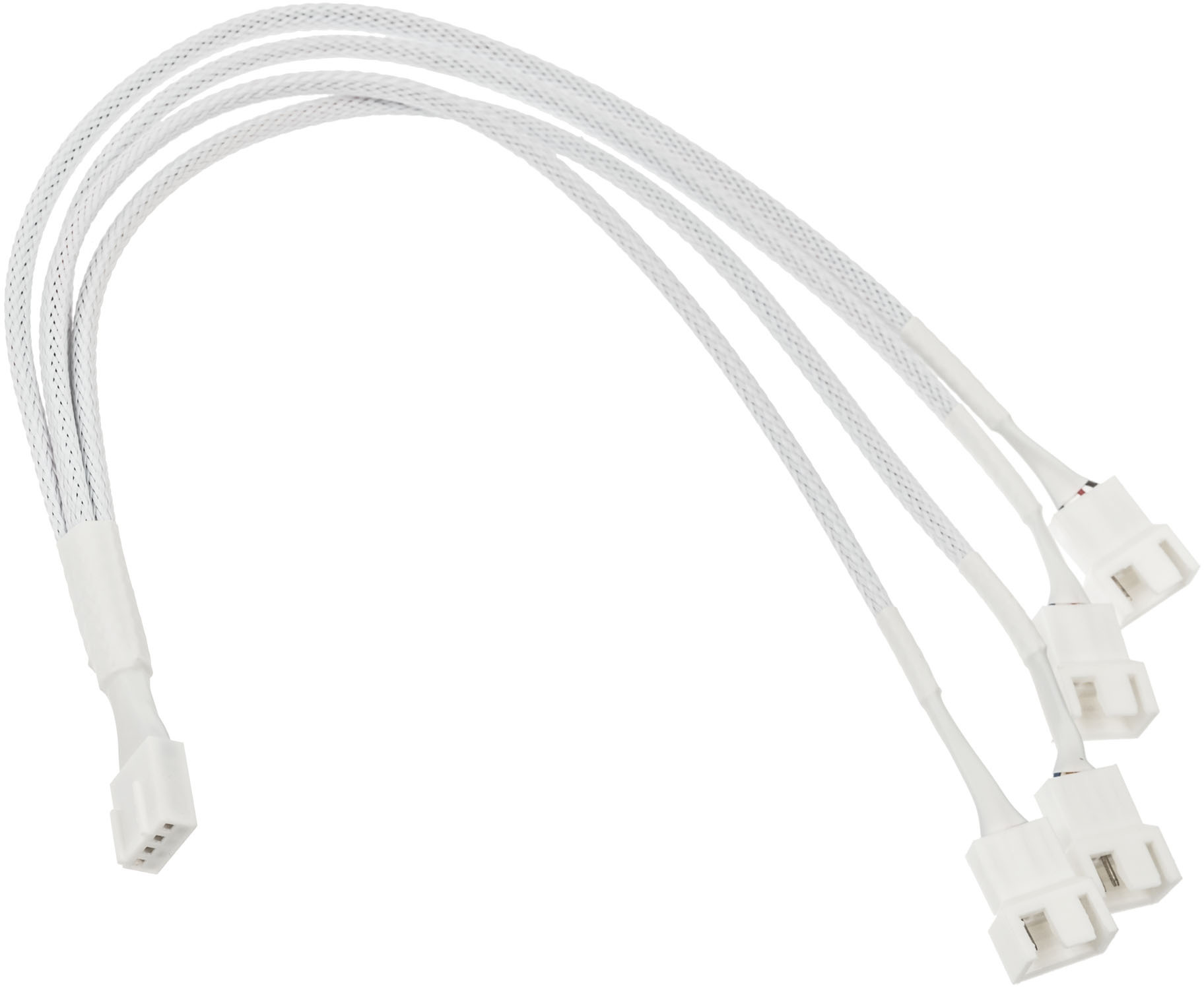 Kolink - Cabo Splitter Kolink 1-4 PWM Sleeved Branco