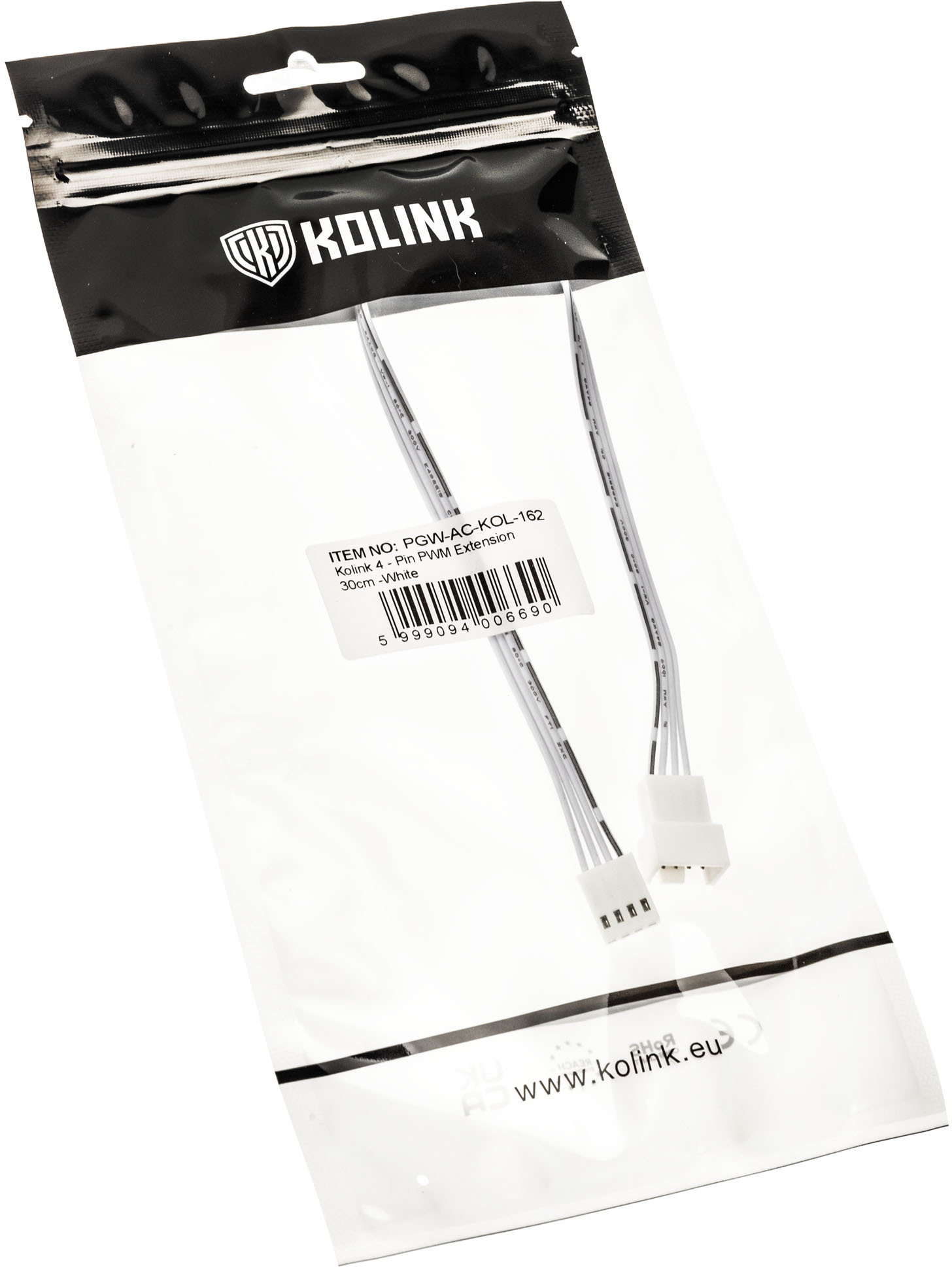 Kolink - Extensão PWM Kolink 30cm Branco