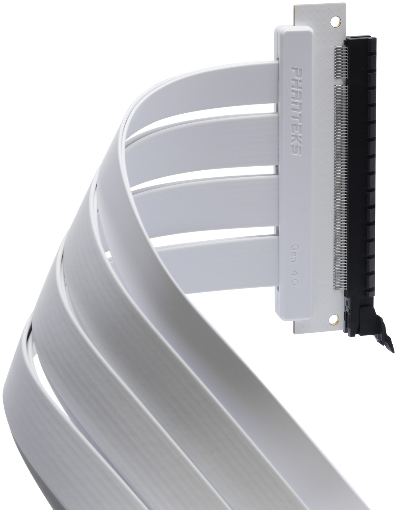 Phanteks - Cabo Phanteks PCI-E 4.0xFita Riser 16 90 Graus,30cm Branco