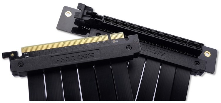 Phanteks - Riser Card Phanteks PCI-E x16 220mm 90 graus para Placa Gráfica