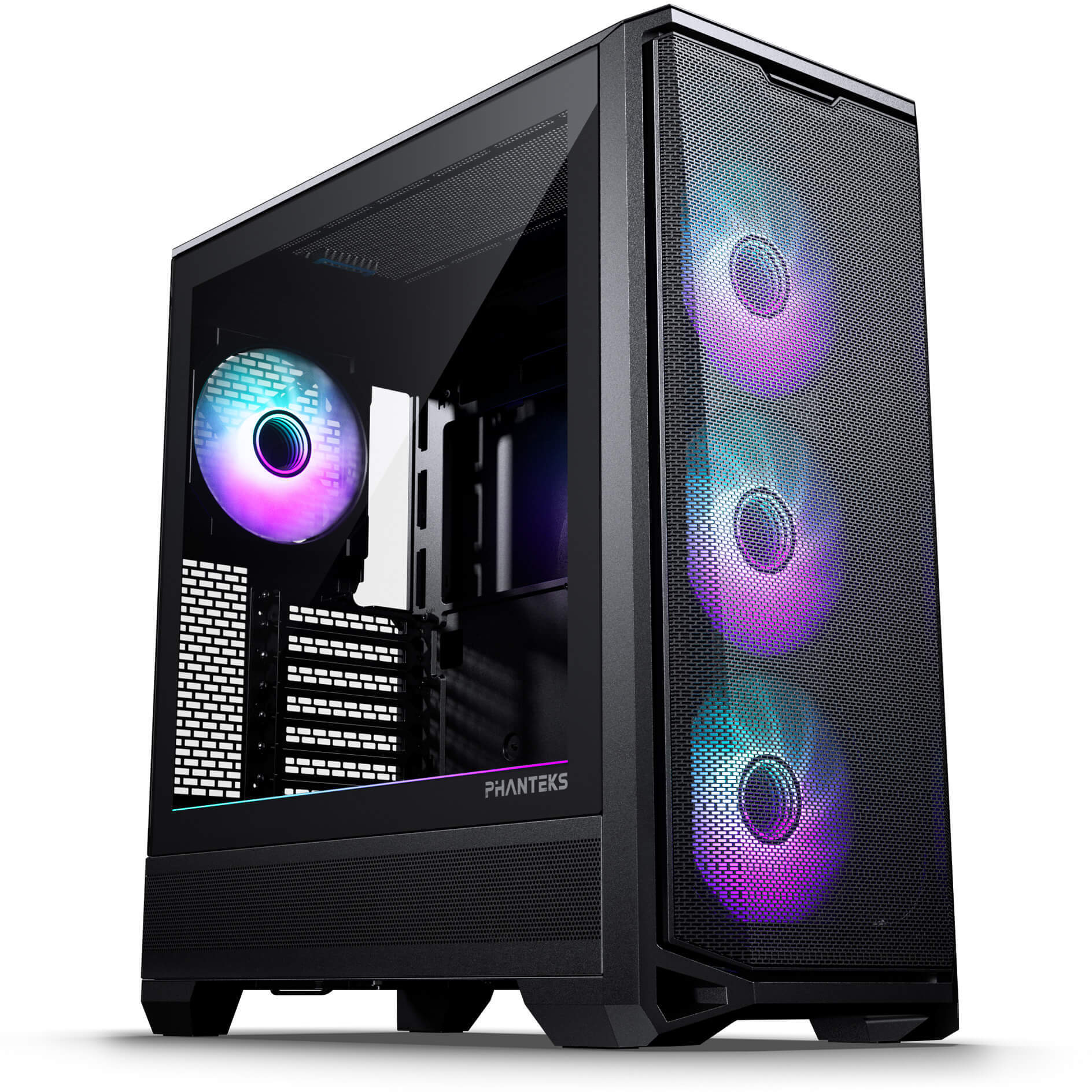 Caixa ATX Phanteks Eclipse G400A Vidro Temperado DRGB Preto Satin