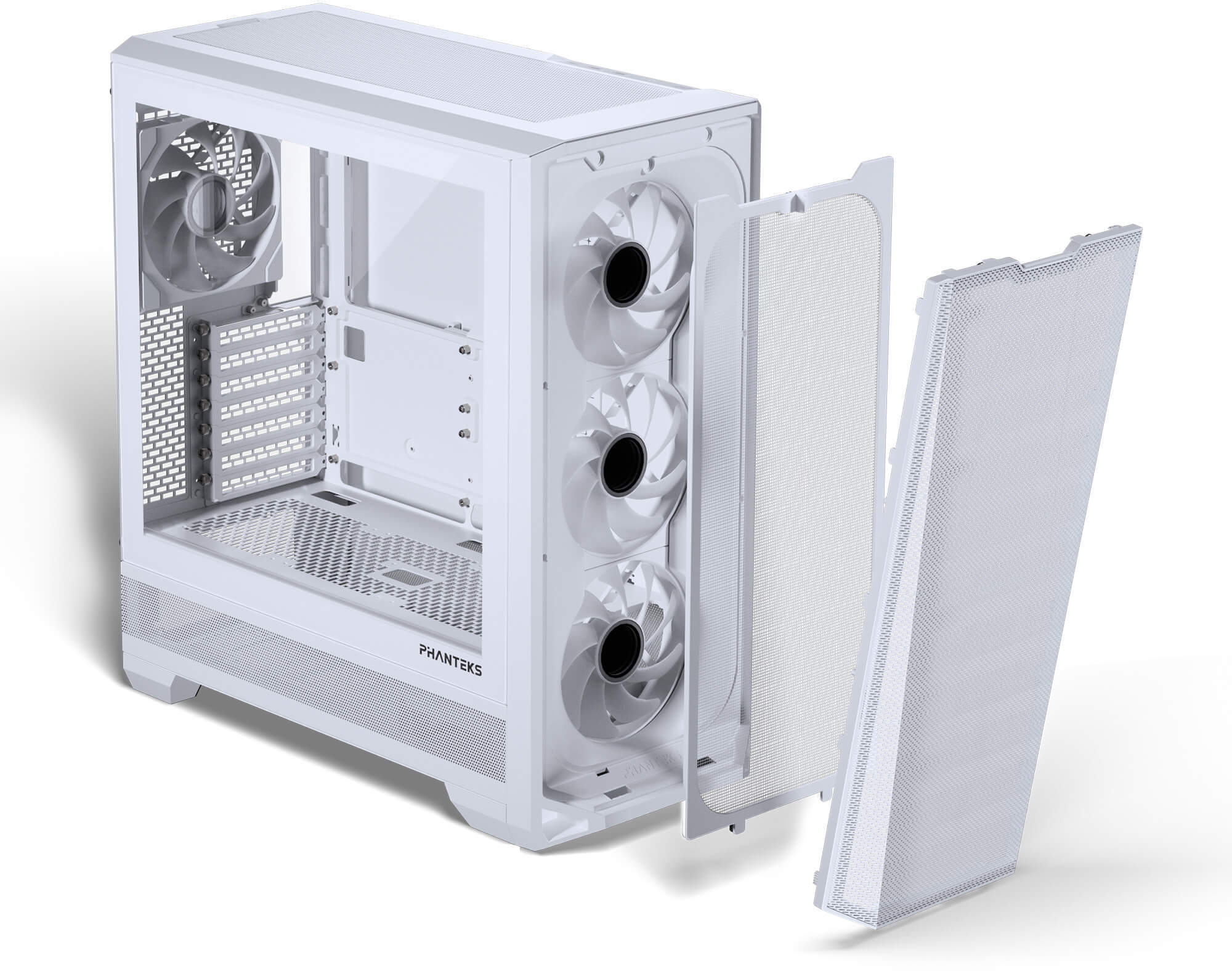 Phanteks - Caixa ATX Phanteks Eclipse G400A Vidro Temperado DRGB Branco Mate