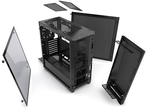 Phanteks - ** B Grade ** Caixa ATX Phanteks Eclipse P400S Preto Vidro Temperado