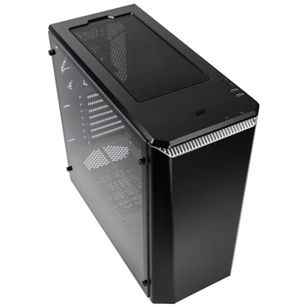 Caixa ATX Phanteks Eclipse P400 Preto / Branco Vidro Temperado