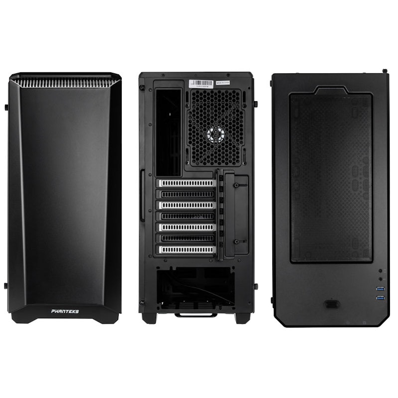 Caixa ATX Phanteks Eclipse P400 Preto / Branco Vidro Temperado