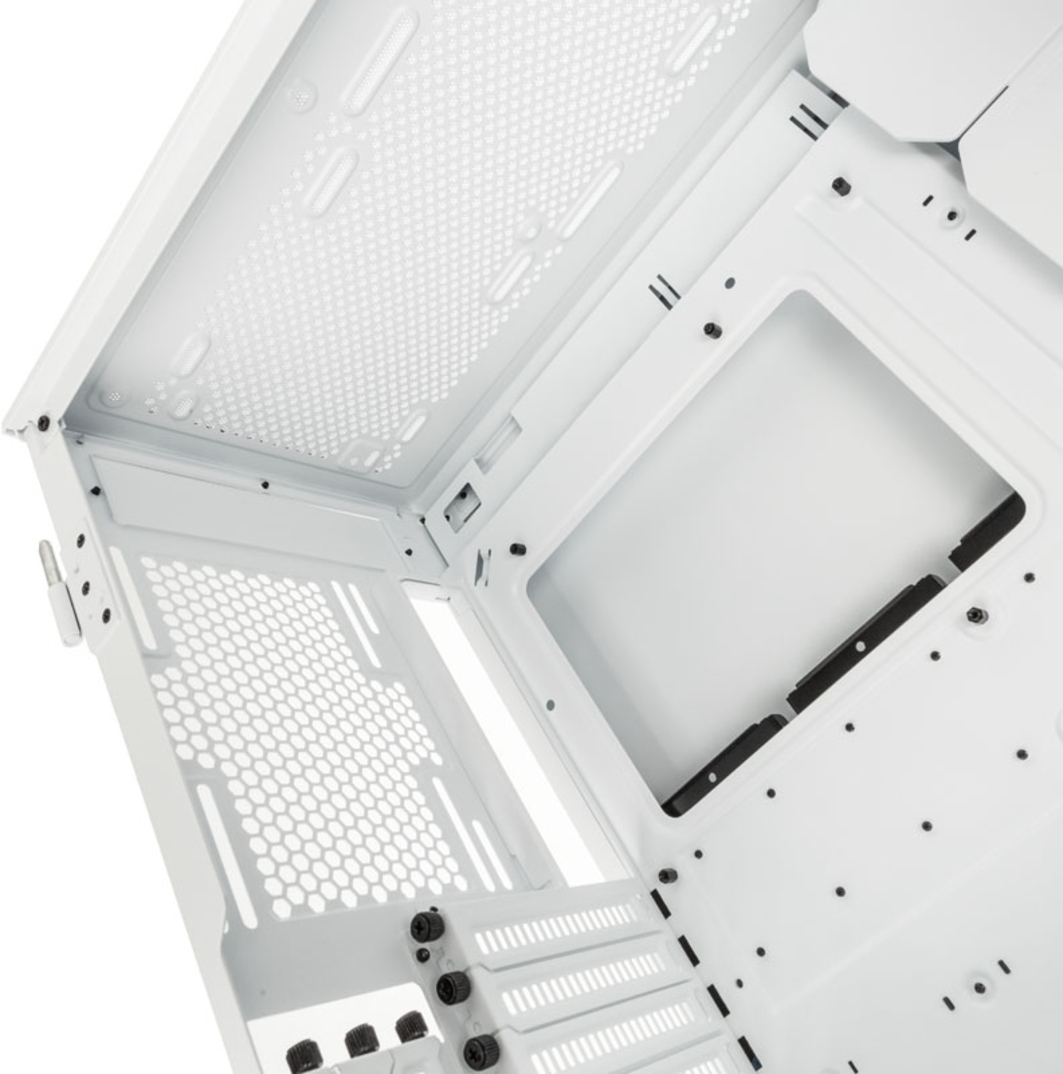 Phanteks - Caixa ATX Phanteks Eclipse P500A Air Vidro Temperado Mesh DRGB Branco