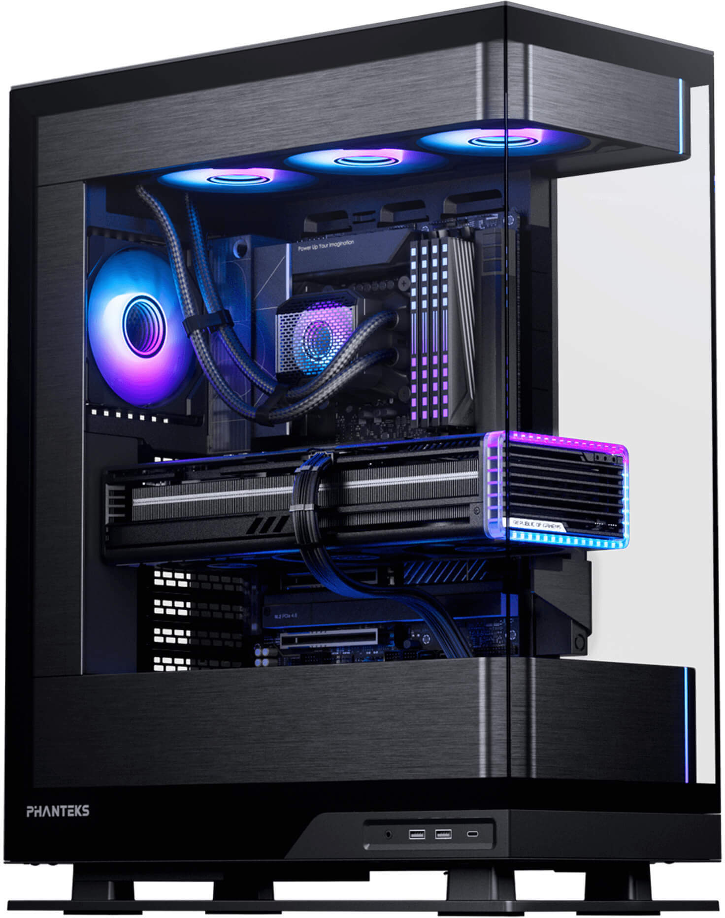 Phanteks - Caixa ATX Phanteks Evolv Series X2 Vidro Temperado DRGB Preto