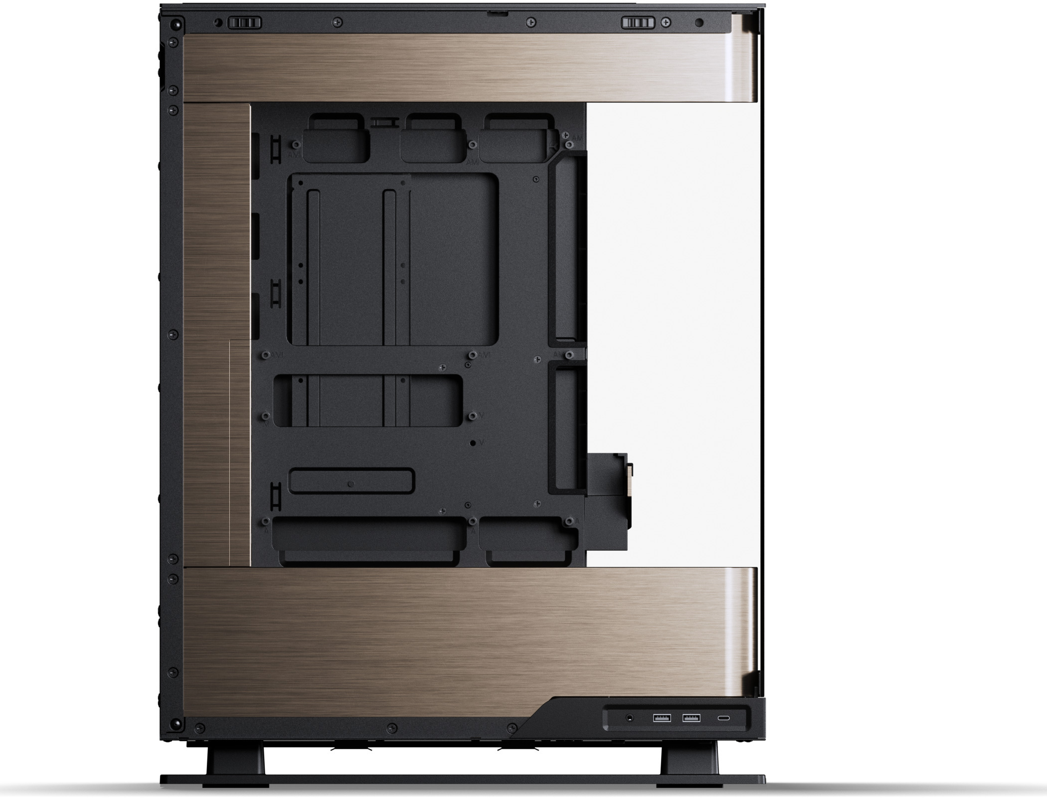 Phanteks - Caixa ATX Phanteks Evolv Series X2 Vidro Temperado DRGB Preto/Dourado