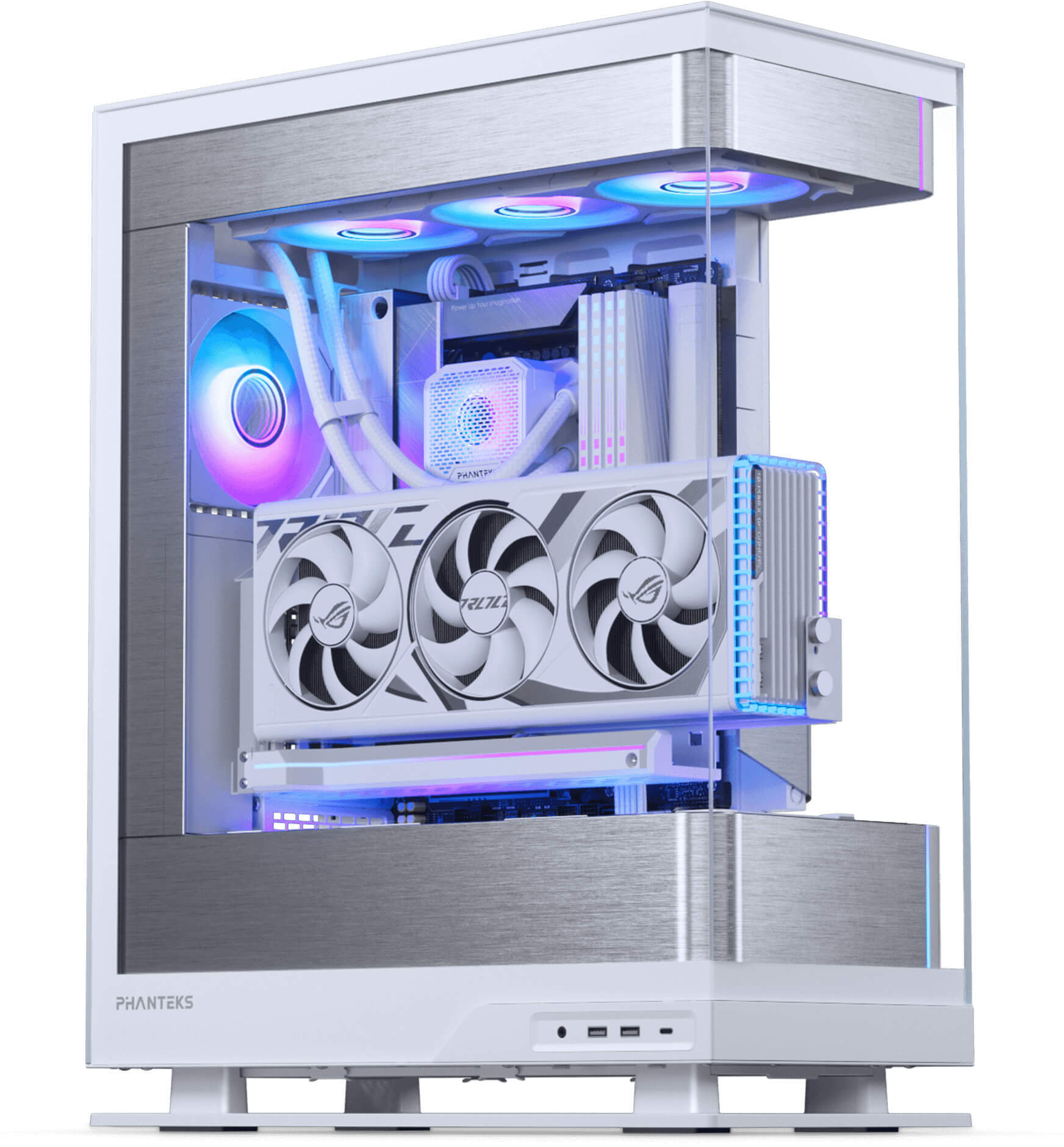 Phanteks - Caixa ATX Phanteks Evolv Series X2 Vidro Temperado DRGB Branco