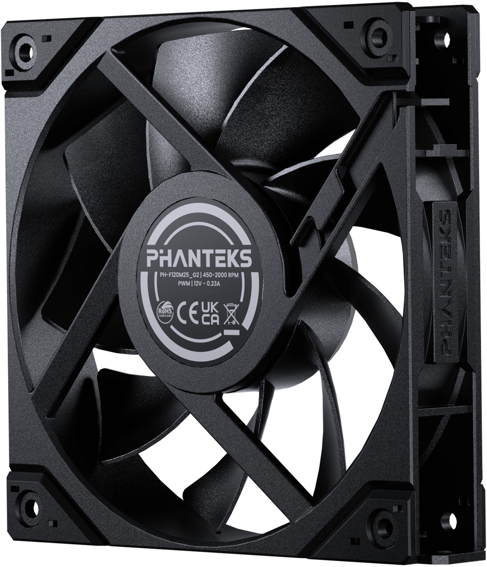 Phanteks - Ventoinha Phanteks M25 Gen2 PWM 120mm Preto