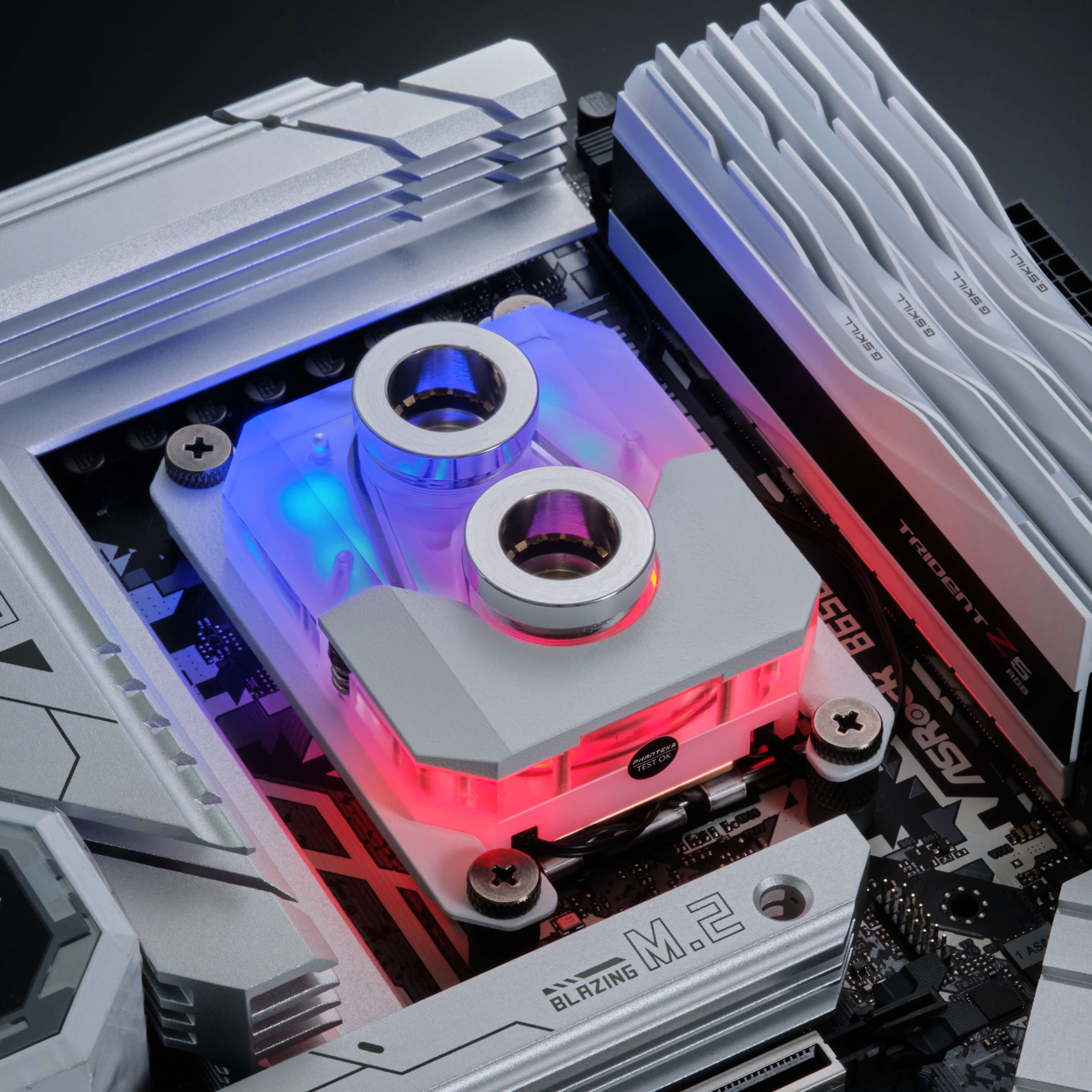 Phanteks - Bloco CPU Phanteks Glacier EZ-Fit 450 - Branco