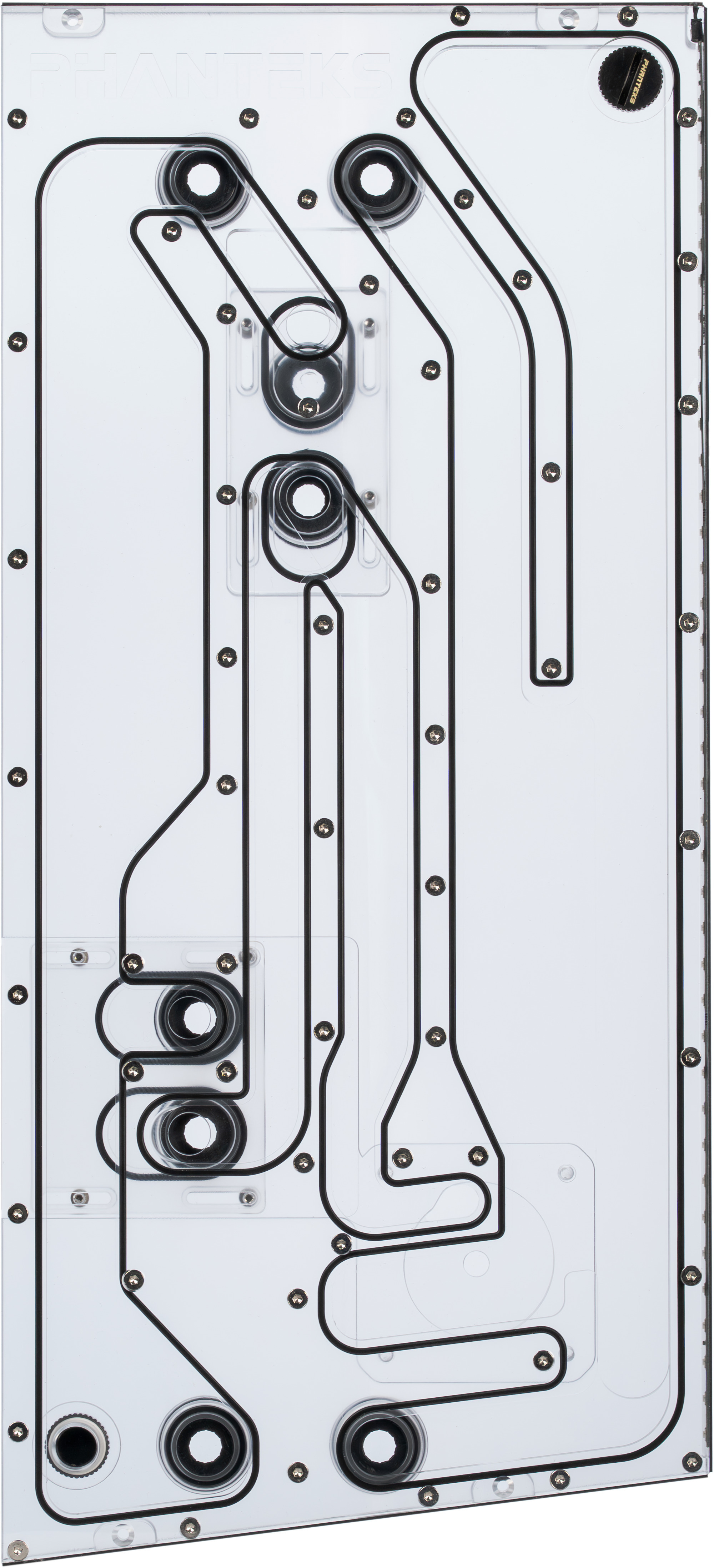 Phanteks - Phanteks Glacier EZ-Fit DIS-NV5 Distro Plate 16mm EZ-Fit Preto para Phanteks NV5