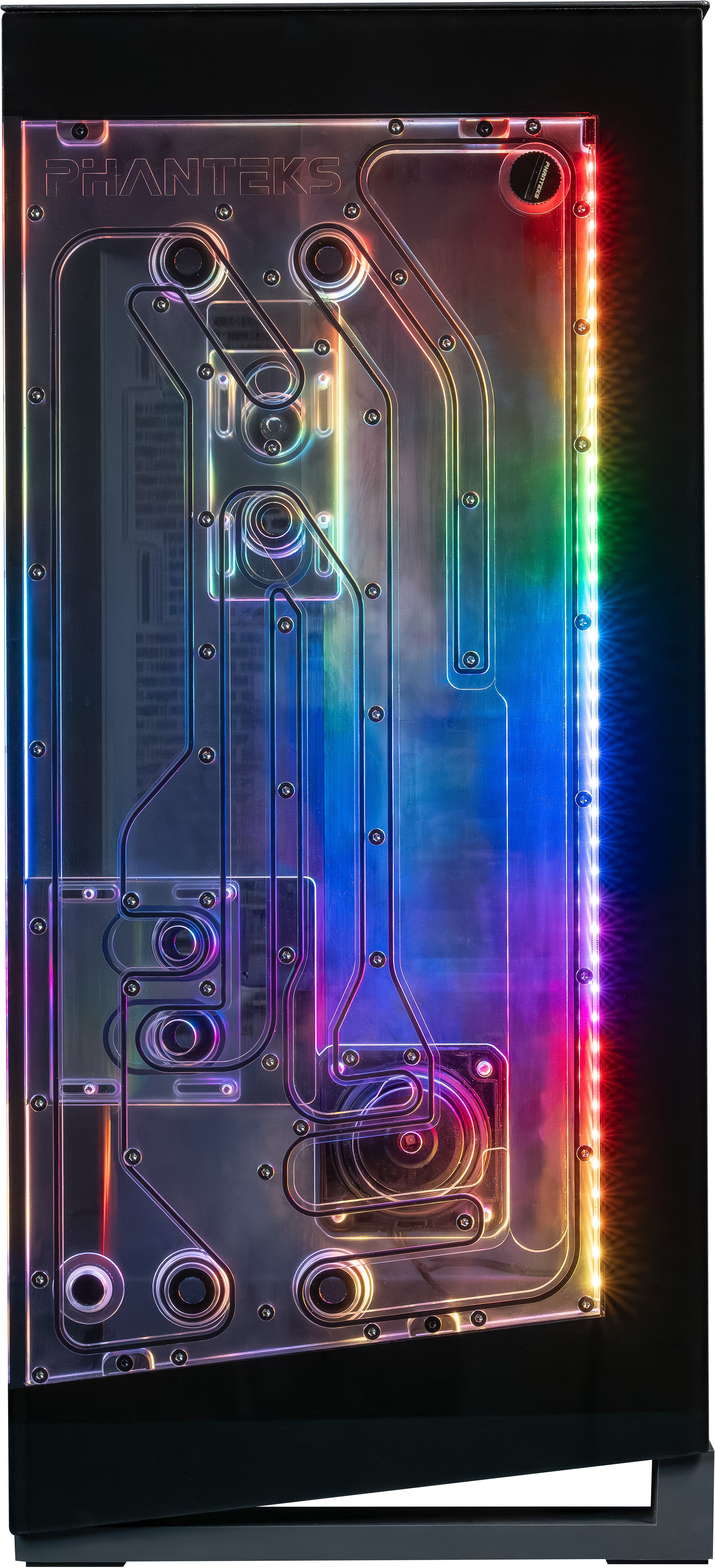 Phanteks - Phanteks Glacier EZ-Fit DIS-NV5 Distro Plate 16mm EZ-Fit Preto para Phanteks NV5
