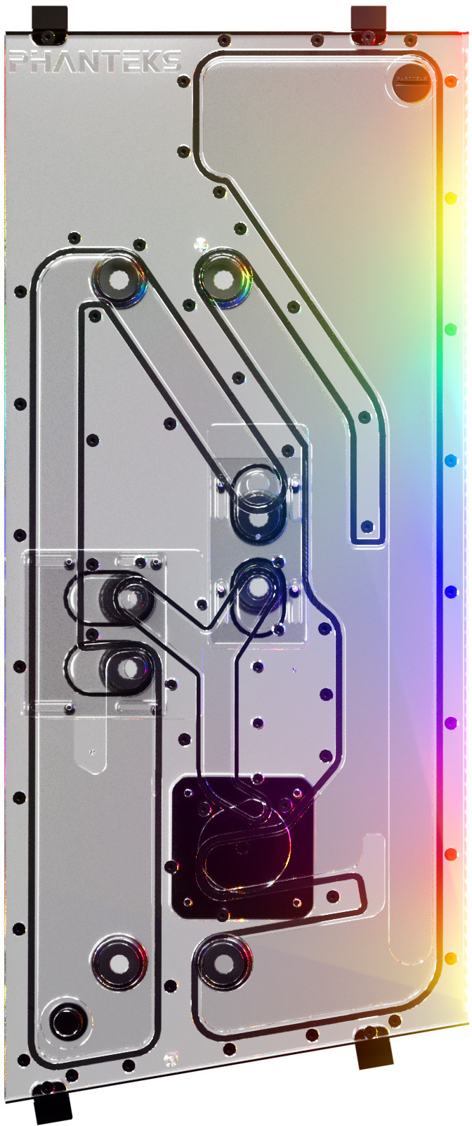 Picture of Picture of Phanteks Glacier EZ-Fit DIS-NV7 Distro Plate 16mm EZ-Fit Preto para Phanteks NV7