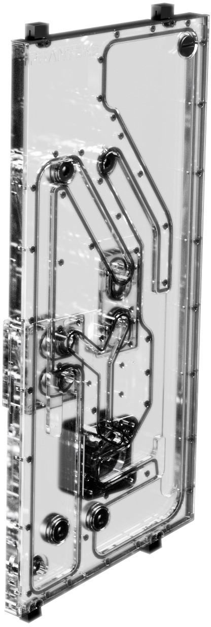 Phanteks - Phanteks Glacier EZ-Fit DIS-NV7 Distro Plate 16mm EZ-Fit Preto para Phanteks NV7