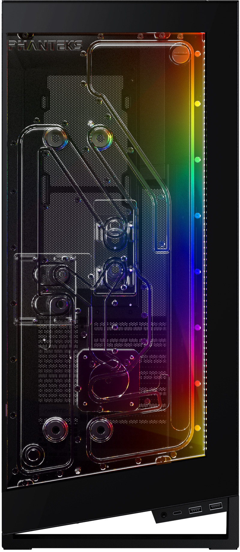 Phanteks - Phanteks Glacier EZ-Fit DIS-NV7 Distro Plate 16mm EZ-Fit Preto para Phanteks NV7