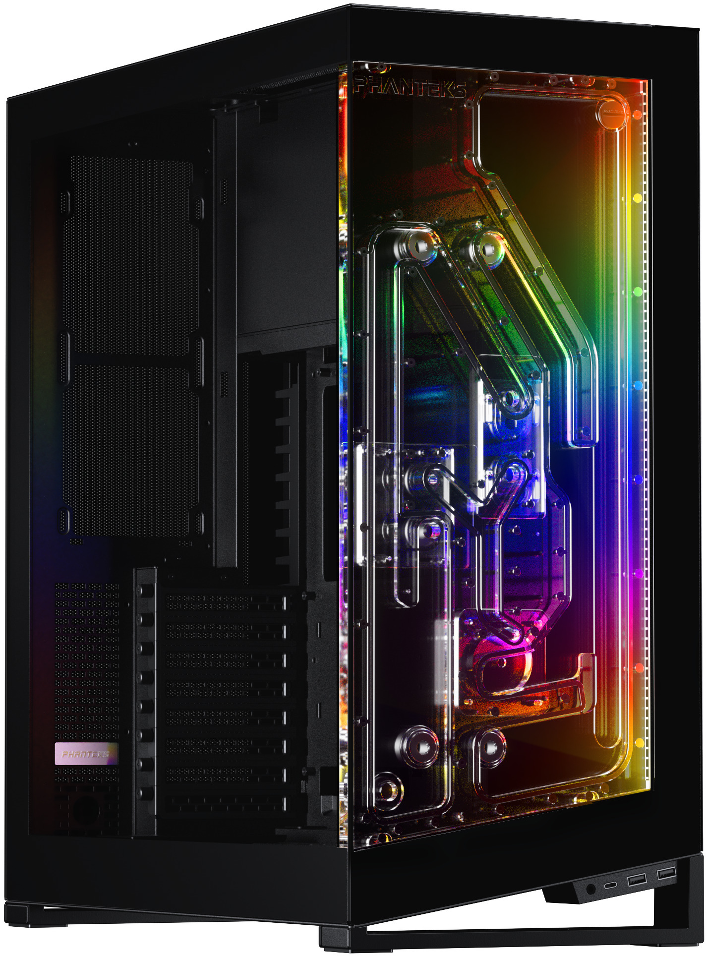 Phanteks - Phanteks Glacier EZ-Fit DIS-NV7 Distro Plate 16mm EZ-Fit Preto para Phanteks NV7