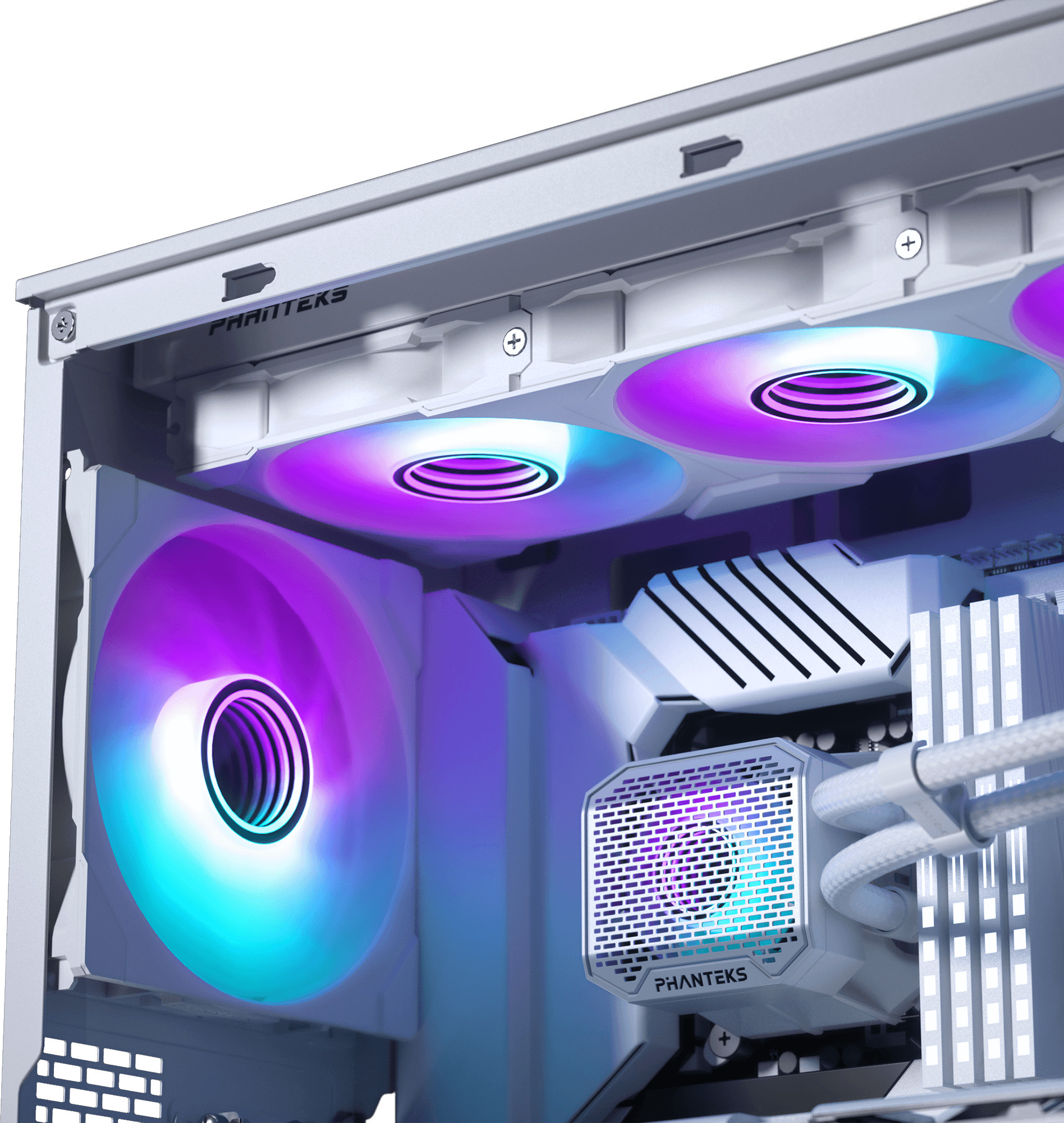 Phanteks - Water Cooler CPU AIO Phanteks Glacier One 360M25 Gen2 DRGB Branco