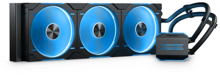 Phanteks - Water Cooler CPU Phanteks Glacier One 420D30 DRGB X2 Preto - 420mm