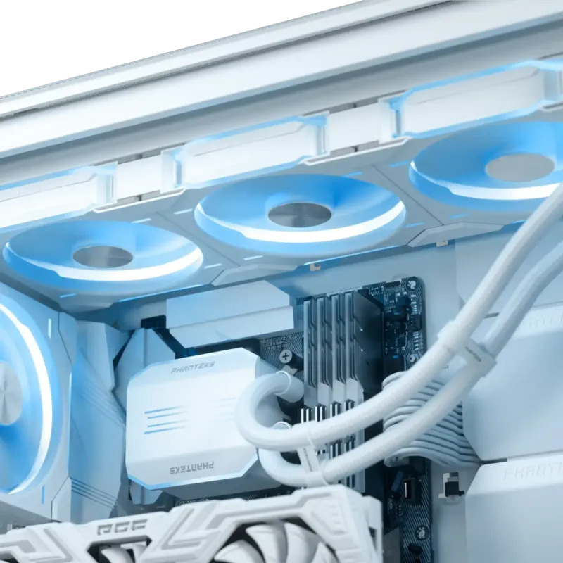 Phanteks - Water Cooler CPU Phanteks Glacier One 420D30 DRGB X2 Branco - 420mm